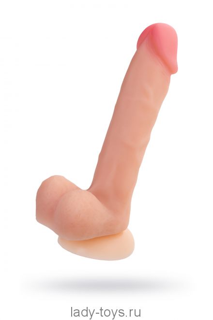 Фаллоимитатор RealStick Silicone Ryan G, телесный, 22,5 см