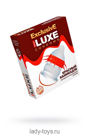 Презервативы Luxe, exclusive, «Красный камикадзе», 18 см, 5,2 см, 1 шт.