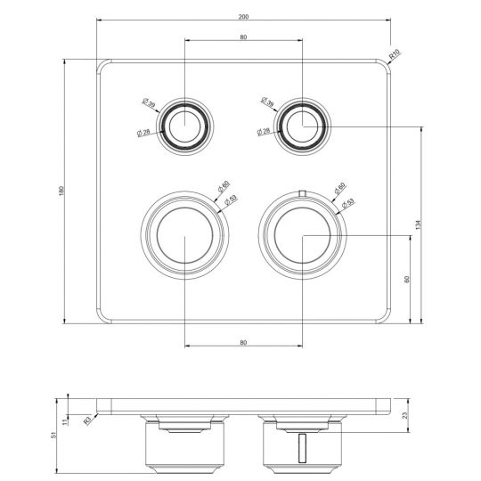 Смеситель встраиваемый термостатический Gessi Hi-Fi Eclectic 65232 ФОТО