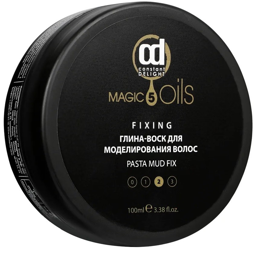 CD Глина-воск средней фиксации для моделирования  5 Magic Oils Pasta Mud Fix 100 мл
