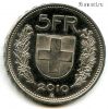 Швейцария 5 франков 2010 B
