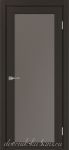 Межкомнатная дверь ТУРИН 501.2 ЭКО-шпон Венге, стекло - Крезет бронза