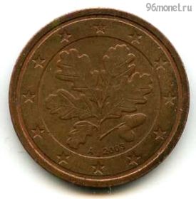 Германия 2 евроцента 2003 A
