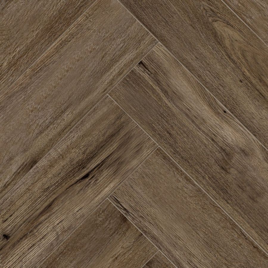 Ламинат Alpine Floor Herringbone 12 PRO Дуб Бордо LF106-10 венгерская елка 606х101х12