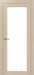 Межкомнатная дверь ТУРИН 501.2 ЭКО-шпон Дуб беленый. стекло - Лакобель Белое
