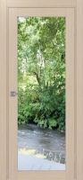 Межкомнатная дверь ТУРИН 501.2 ЭКО-шпон Дуб беленый. стекло - Прозрачное