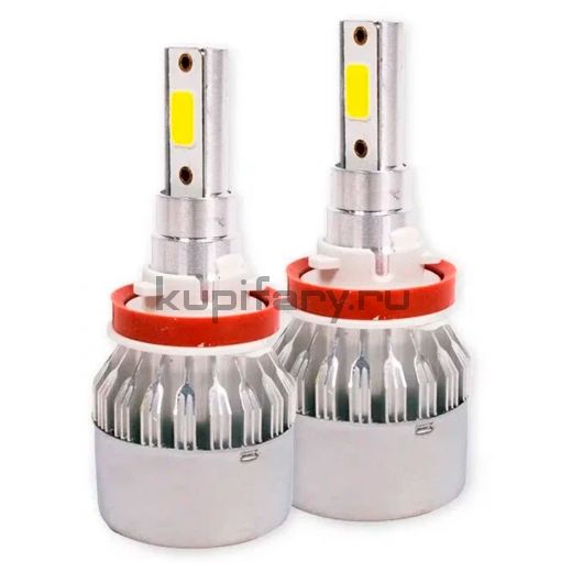 Светодиодные лампы C6-H11 12/24 Вольт комплект 2 шт
