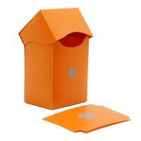 Пластиковая коробочка Blackfire - Оранжевая (80+ карт)