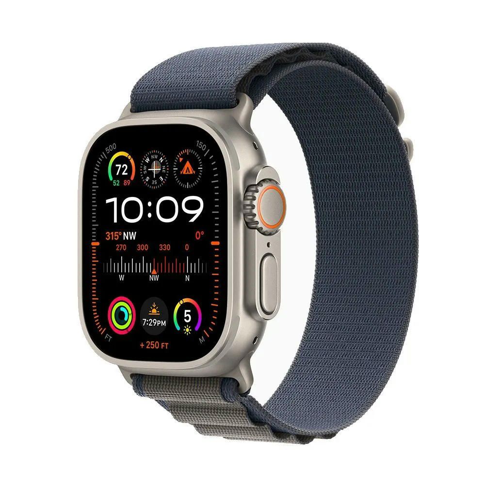 Apple Watch Ultra 2 49 mm (GPS+Cellular) Titanium Case Blue Alpine Loop (L)