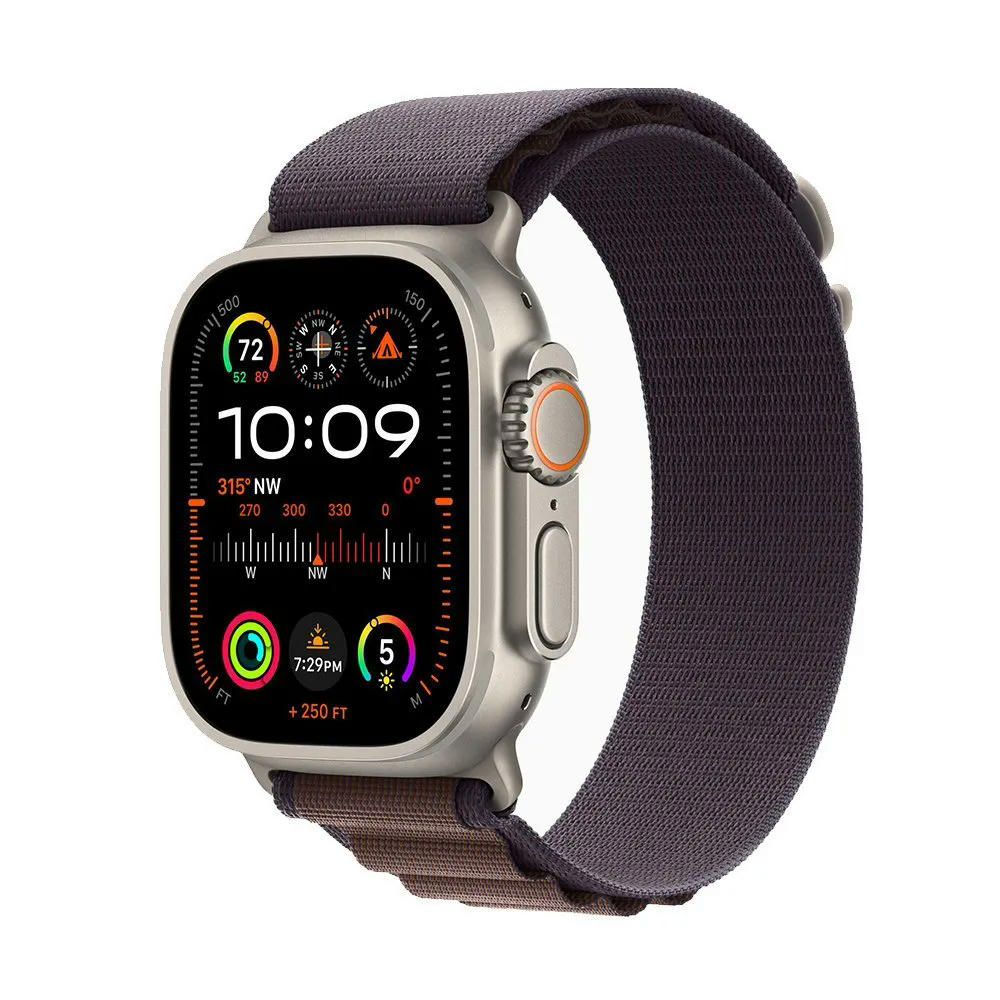 Apple Watch Ultra 2 49 mm (GPS+Cellular) Titanium Case Indigo Alpine Loop (L) (MREW3/MRFG3)