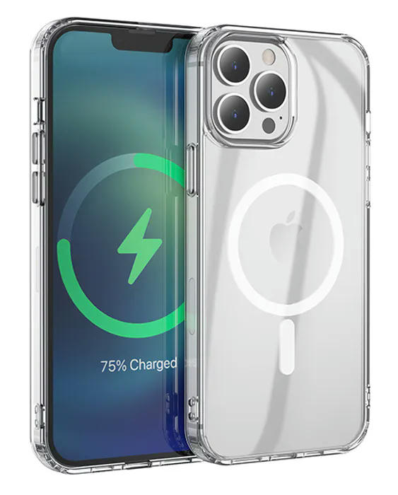 Чехол-накладка Hoco Magnetic Series TPU для iPhone 13 Pro силиконовый (прозрачный)