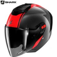 Шлем Shark RS Jet Carbon Skin, Черно-красный