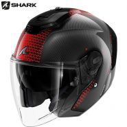 Шлем Shark RS Jet Carbon Ikonik, Черно-красный