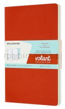 Книжка зап.Moleskine Large Volant нелинованная оранжевая QP723F16B24