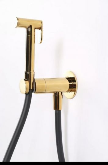 Гигиенический душ со смесителем CEZARES LEAF-DIF-PO Gold PVD схема 1