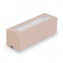 Коробка для макарони "MB 6" 55х180х55мм OSQ картон, крафт