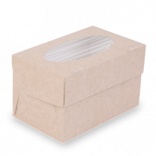 Коробка для маффинов "MUF 2" 160х100х100мм OSQ