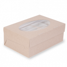 Коробка для маффинов "MUF 6" 250х170х100мм OSQ